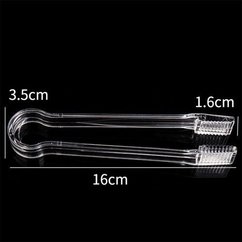 Transparent Akrylisk Serveringspincett För Mat, , Kakor, 2