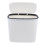 Bathroom Trash Can Basket Plastic White 1pcs 1