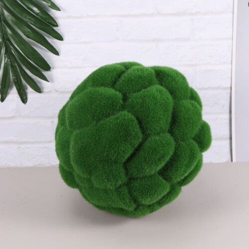 1 St Imiterad Mossgräskula För Hem Bröllop 15 Cm 2