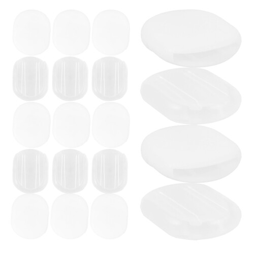 60Pcs Plast Örhängselkuddar Antislir Smärtlindrande Universal