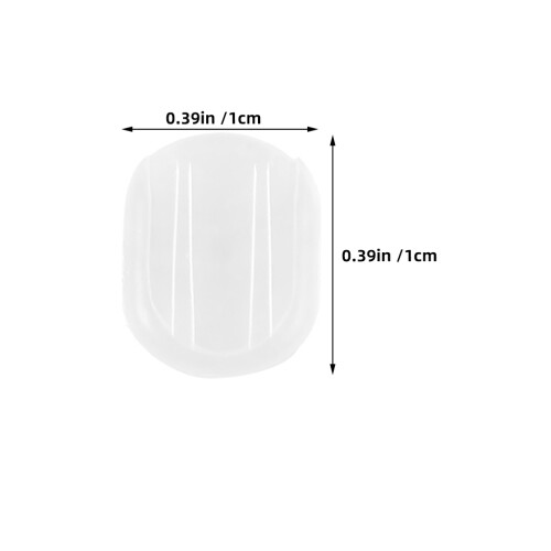 60Pcs Plast Örhängselkuddar Antislir Smärtlindrande Universal 1