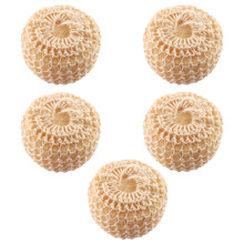 5St Body Cleaning Sponge Ball Voor Bad Met Sisal