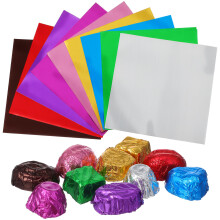 900 Pcs Färgglatt Aluminiumfolie För Te Choklad Present Matförpackning