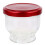 4St Glasflaska För Pudding Hettresistent Kubformad 75 Ml 6
