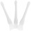 3Pièces Spatules Silicone Blanches Pour Cire Et Masques 10