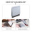 1Set Mini Bureauschoonmaak Set Met En ABS Tpr Grijs 10