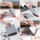1Set Mini Bureauschoonmaak Set Met En ABS Tpr Grijs 8