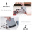 1Set Mini Bureauschoonmaak Set Met En ABS Tpr Grijs 11