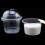 25Pcs 250 Ml Transparent Engångssalladsbägare Med Lock 10