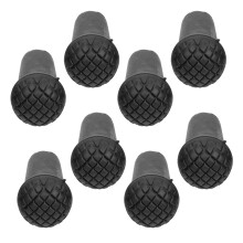 8Pcs Anti-Skid Kryckhjul Hikingstavshjul Gummikrycka Krycktillbehör