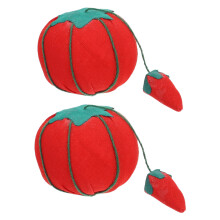 2St 5 Cm Blommiga Armbands Tomat Täckningskuddar Bärbara Sömnålskuddar