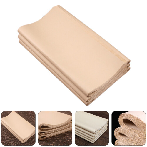 1Set Khaki Multi-Purpose Calligraphy Exercise Paper with Bamboo Pulp 2