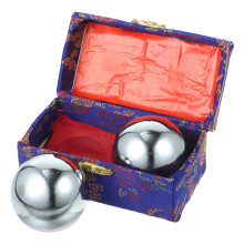 metal hand exercise balls set for training and massage