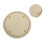 14 Cm Rund Pu Handgjord Stickaccessoar För Väskor Diy 9