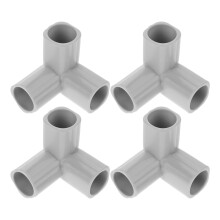 4St T-Pcs Av Pvc-Fittings – 3-Vägs Rörkopplingar För Diy, Växthus