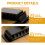 4Pcs Kabelhållare 8 Hål För Kabelhantering 9