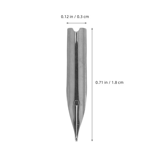 25Pièces Nibs Argentés Pour Stylo-Plume, Durable, Précise 1