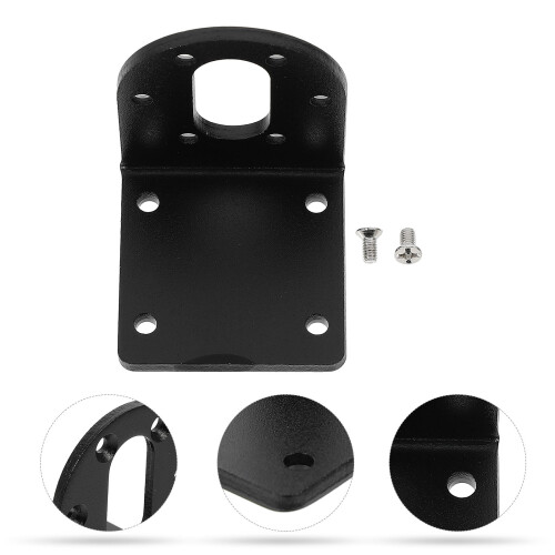 getriebemotorhalterung 37 mm für dc-getriebemotoren, schwarz 2