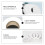 30Pcs Waxing Machine Spill Proof Paper Pads White Durable Material 10