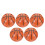 5Pcs Basketbollformad Ventilhätta Ersättningsdelar 6