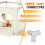 4St T-Pcs Av Pvc-Fittingar För Diy, 3-Vägs, Ljust Grå 8