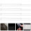 2 Par Musikställsbladshållare Akryl Transparent 11