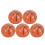 5Pcs Basketbollformad Ventilhätta Ersättningsdelar 4