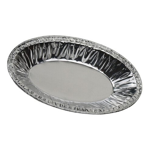 250 Pcs Engångs Tinnfolie Äggostkopp Oval Baksil 2