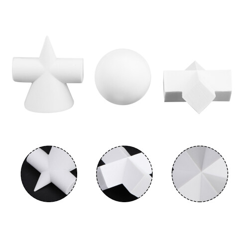 3Pcs Geometrisk Modell Smycke Hantverk 2