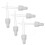 6Pcs Glasdropprälsor För Läskedrycksframställning Drinktillbehör 6