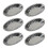 250 Pcs Engångs Tinnfolie Äggostkopp Oval Bägare 11