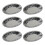 250 Pcs Engångs Tinnfolie Äggostkopp Oval Bägare 8