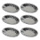250 Pcs Engångs Tinnfolie Äggostkopp Oval Bägare 4