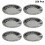 250 Pcs Engångs Tinnfolie Äggostkopp Oval Bägare 6