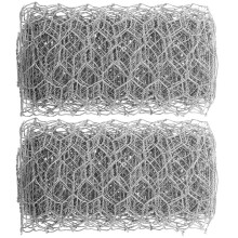 2St Metall Kycklingtråd Nät Fågeltråd Hexagonalt För Trädgård