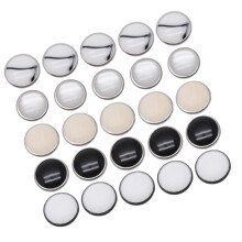 50Pcs Metallknapp Tryckfäste Klädnyp Snabbfäste Sybeslag Modeaccessoar