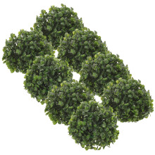 8 Stycken Konstgräs Boll Anhängare Gröna Falska