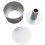 Cake Baking Tray Round Cake Mold Aluminium Alloy Silver 1pack 5