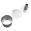 Cake Baking Tray Round Cake Mold Aluminium Alloy Silver 1pack 10