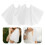 2St Polyester Bruidsjurk Afneembare Tule Mouwen Dames Wit 6