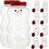 10Pcs Jul Dryckflaskor Saft Mjölkflaskor Present 1