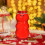 10Pcs Jul Dryckflaskor Saft Mjölkflaskor Present 4