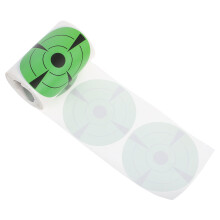 1 Rulle/125 Pcs Fluorescerande Skjutskive Etiketter Mål Plaster