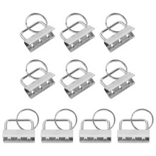 10Pcs Beqväma Nyckelringstillbehör Hårdvara Metallnyckelring Delar