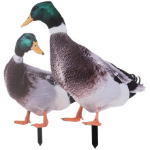 2 eend model ornamenten decoratieve figuur