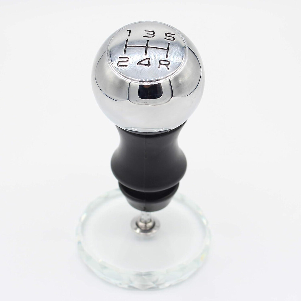 Kikidex (As Show, One Size) Gear Shift Knob For Peugeot 106 206 207 307 308 406 408 508 (White) White