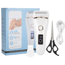 Damen-Elektrorasierer, USB-Aufladung, wasserdicht,