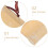 Blank Kinesisk Kaligrafirulle Papper Med Trästavar 10*36 Cm Xuan 8