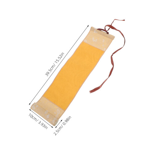 Blank Kinesisk Kaligrafirulle Papper Med Trästavar 10*36 Cm Xuan 2