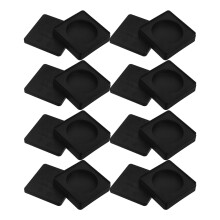 10Pcs Kinesisk Pennstensbricka Lock, , Slipsten Svart